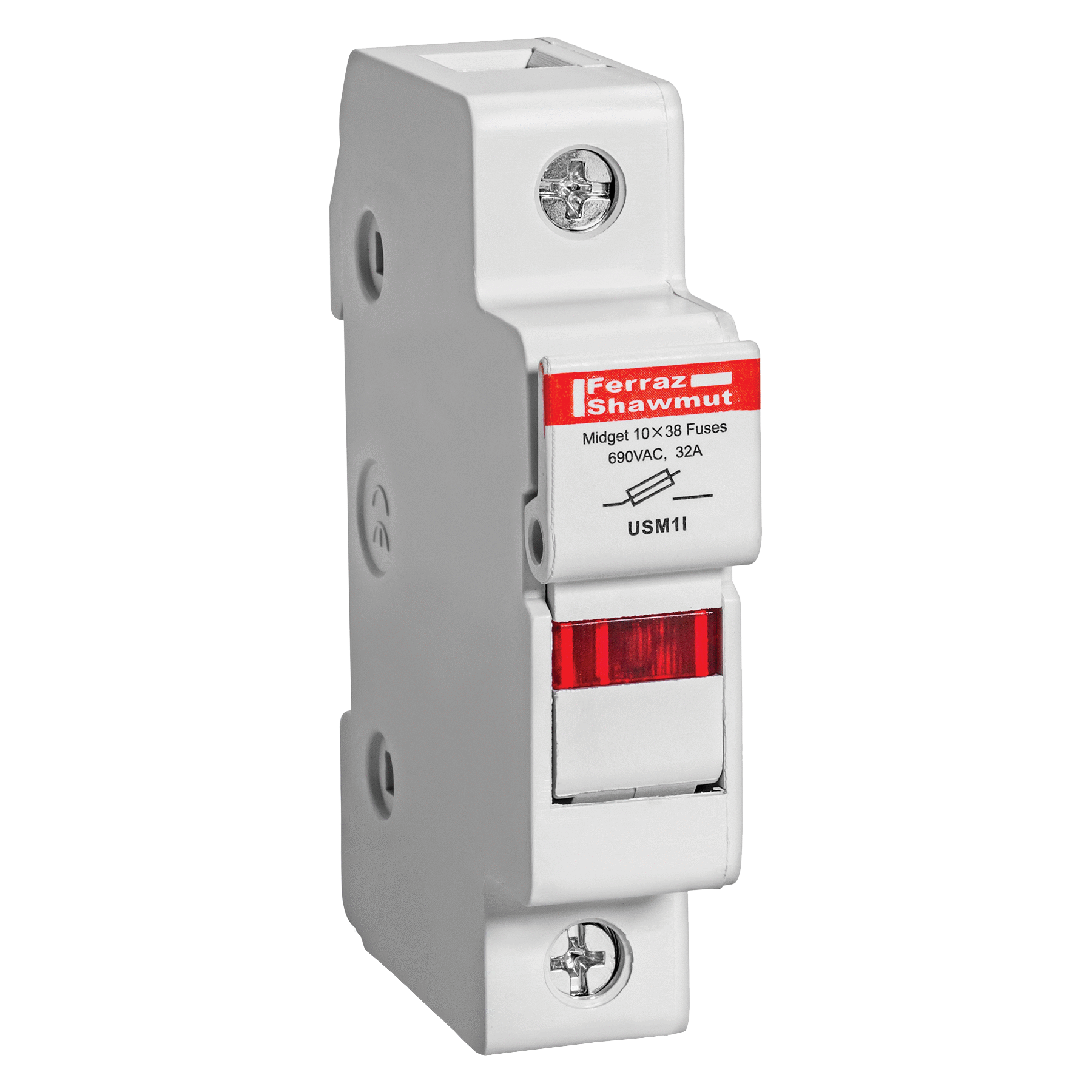 USM1I - Fuse Holders 600V 30A Midget 1-pole Light Indicator